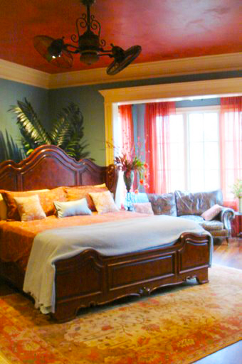 A traditional bedroom; photo courtesy Michelle Rebecca